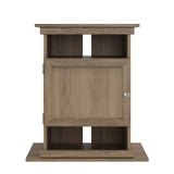 Ollie & Hutch Flipper 10/20 Gallon Aquarium Stand, Rustic Oak Ollie & Hutch