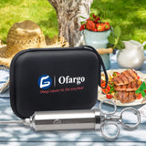Ofargo Meat Injector, Meat Injectors for Smoking with 3 Marinade Injector Needles; Injector Marinades for Meats, Turkey, Brisket; 2-oz Ofargo