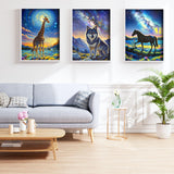 Leixonl Diamond Art Kits for Adults Beginners 6 Pack 5D Diamond Painting Kits for Home Wall Decoration Gifts Round Full Drill 11.8 X 15.7 inch (Animal) Leixonl