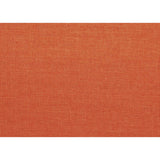 Lexicon Mid Century Modern Accent Chair with Solid Wood Frame in Walnut Finish, Upholstered Living Room Lounge Arm Chair, Thick and Comfy Innerspring Seat Cushion, Linen-Look Fabric, Orange Lexicon