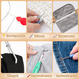 CousDUoBe Sewing Thimble Kit,thimbles for Hand Sewing，Needle threaders，Seam Rippers for Sewing，Measuring Tape and Thread Snips, Hand Embroidery Craft（Complete Sewing Kit） CousDUoBe