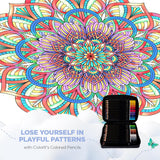 ColorIt Mandalas to Color, Volume VIII Adult Coloring Book 50 Floral and Geometric Mandala Patterns and Designs, Spiral Binding, USA Printed, Lay Flat Hardback Book Cover, Ink Blotter ColorIt