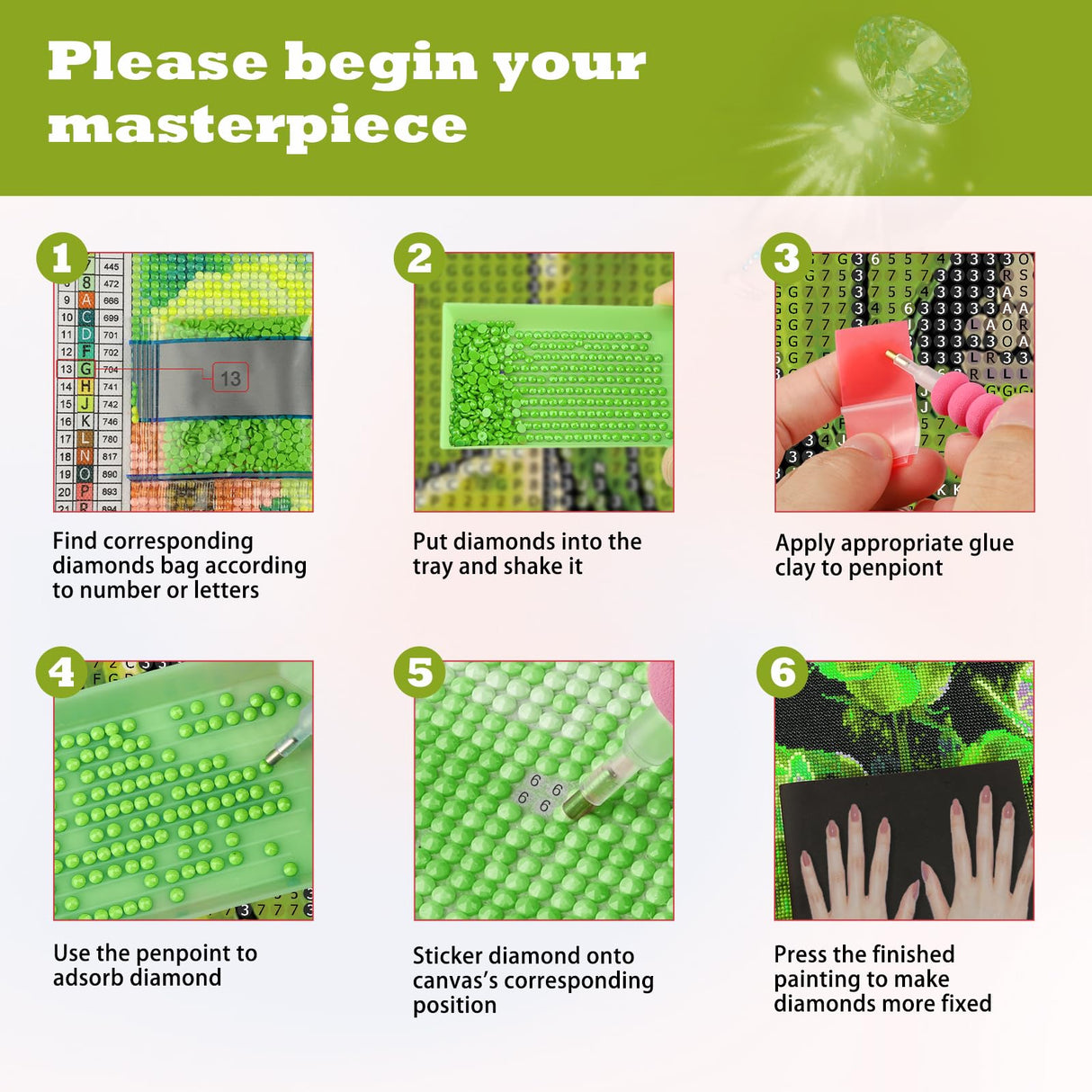 DOMROM Diamond Painting Kits for Adults, Bird and House Diamond Art Kits, 5D Bird Diamond Painting, DIY Round Full Drill Diamond Painting Gem Arts and Crafts for Home Decor 12x16 inch DOMROM