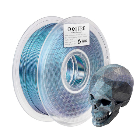 Chitu Systems Conjure Chameleon PLA 3D Printer Filament, 1.75mm Dual Color Filament, Blue Purple 3D Printing Filament 1KG/2.2lb (A-Chameleon PLA-Blue Purple 1kg) chitu systems