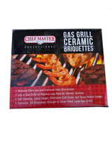 Chef Master Ceramic Briquettes, Ceramic Gas Grill Briquettes, Gas Grill Briquettes, Self Cleaning Briquettes, Replacement for Lava Rocks, Charcoal, Cleaner, Cooking, Gas Grill Briquettes (05004CM) Chef Master