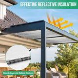 jxgzyy Reflective Insulation Roll Garage Door Insulation Panels Pre-Cut Kit 16 Sheets Double Bubble Reflective Insulation Foam Panels 23.62" X 47.24" for Windows, Garage Door, RV, Roof, Attic, Car jxgzyy