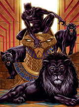 Buffalo Games - Marvel - Black Panther (Vol. 6) #1 Variant - 1000 Piece Jigsaw Puzzle for Adults -Challenging Puzzle Perfect for Game Nights - Finished Size is 26.75 x 19.75 Buffalo Games