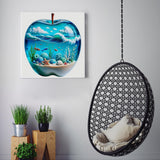 CZYWJMEI 5D Ocean Scenery Diamond Painting Kits for Adults Beginners,DIY Beach Shell Diamond Art,Full Round Drill Diamond Dot Gem Art Kits,Home Wall Decor 12x12 Inch CZYWJMEI