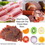 Manual Frozen Meat Slicer, befen Upgraded Stainless Steel Meat Cutter Beef Mutton Roll for Hot Pot KBBQ Food Slicer Slicing Machine for Home Cooking of Hot Pot Shabu Shabu BBQ befen