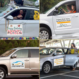 Car Magnetic Sheet, Large Blank White Magnet Sign Roll for Vehicle Doors, 11.5" x 17.5", 30 Mil Thick - Ideal for Custom Personalization Décor, Temporary Ads, Instructional & Warning Signs (1) AOOCY