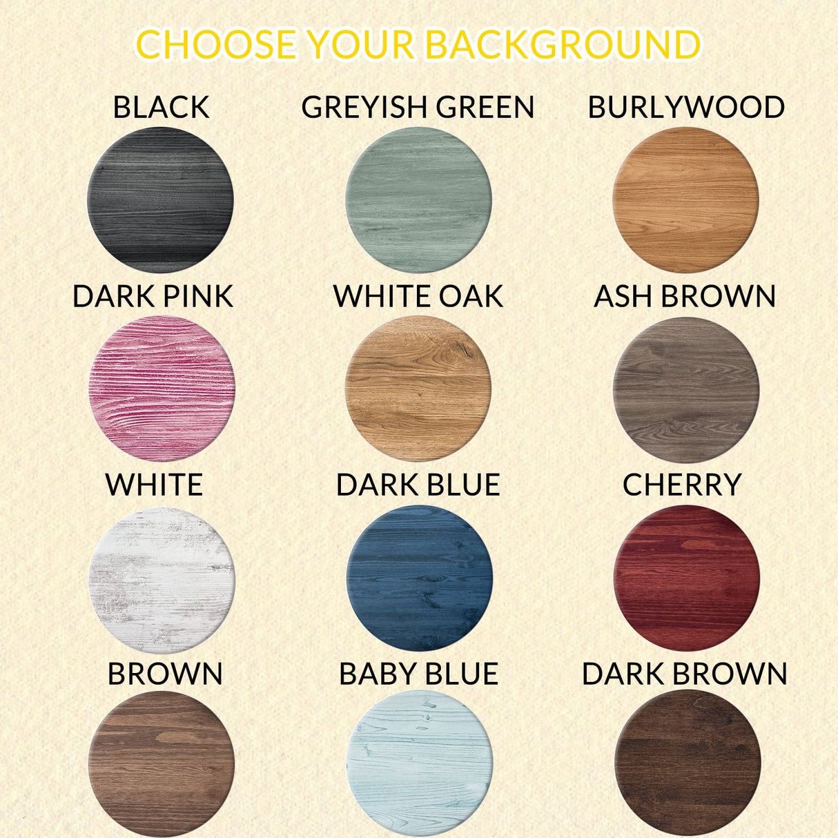 Custom Wood Sign Prsonalized Text Business 3D Home Decor, Personalized Rustic Plaque Board Hanging Wooden Name Sign for Wall Art, Customized Signs Plank Decoration Gifts for Wedding Family Farmhouse Kitchen, Round PFTPOW