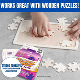 AGREATLIFE Preserve 2 x 1000 to 4000 Pieces Jigsaw Puzzles Puzzle Saver 12 to 24 Sheets - No Stress, No Mess Jigsaw Puzzle Glue Sheets AGREATLIFE