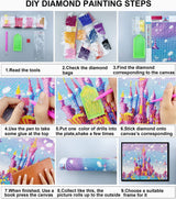 DIY 5D Diamond Painting Movie by Number Kits Full Drills for Adults,Round Full Drill Cross Crystal Rhinestone Pictures Arts Craft for Home Wall Decor Gift.(Infinite Gloves-1/30X40cm/11.8X15.7inch) vodwml