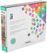 Ceaco - Thomas Kinkade - Disney Dreams Collection - Mickey's 90th Birthday Collage - 1500 Piece Jigsaw Puzzle,Golden Color, 3401-29, 32 x 24 Ceaco