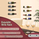 AQAREA Wall Mounted Wine Rack: Metal Wall Wine Bottle Holder - for Wine Cellar Home Kitchen Bar Decor - 8Pcs AQAREA