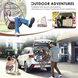 RADIATA Egg Chair Without Stand Luxury Outdoor Patio Wicker Hanging Swing Egg Chairs with Water Resistant Cushions for Patio Backyard Balcony (Brown) RADIATA