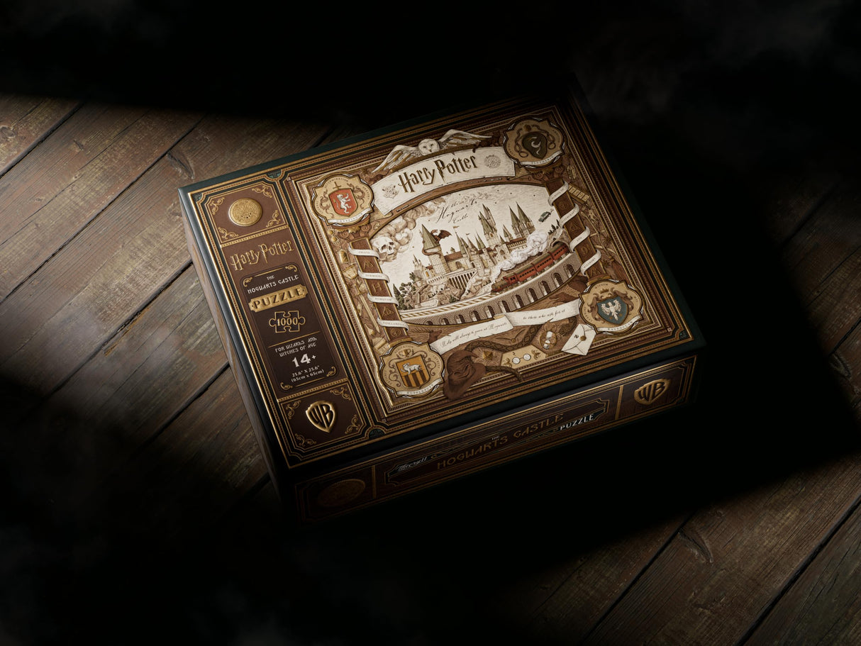 theory11 Harry Potter Jigsaw Puzzle - 1,000 Piece Jigsaw Puzzle - Officially Licensed Harry Potter Merchandise & Collectibles - Precision Fit and Premium Quality - Intermediate Puzzle theory11