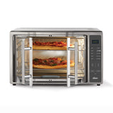 Oster Air Fryer Oven, 10-in-1 Countertop Toaster, Large Enough for 2 Pizzas, Stainless Steel French Doors, XL Sized Oster