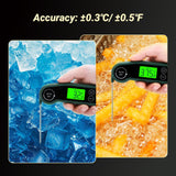 INKBIRD 0.5 Seconds Instant Read Meat Thermometer for Cooking RHT-11K, ±0.5℉ Accuracy Digital Food Thermometer with 1.42inch Large Screen, Waterproof Kitchen Thermometer for Candy, Grill, BBQ, Brewing Inkbird