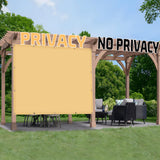 SUNNY GUARD Shade Cloth Custom Size 12x15 FT Sun Shade Screen Fabric Shade Cover Tarp with Grommets for Pergola Backyard Garden, Sand(We Customized) SUNNY GUARD
