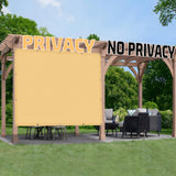 SUNNY GUARD Shade Cloth 10x14 FT Sun Shade Screen Fabric Shade Cover Tarp with Grommets for Pergola Backyard Garden, Sand SUNNY GUARD