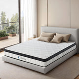 BLONIKA King Size Mattress, 12 Inch King Mattress in a Box, Medium Firm with Memory Foam and Pocket Springs, Strong Edge Support, Pressure Relief BLONIKA
