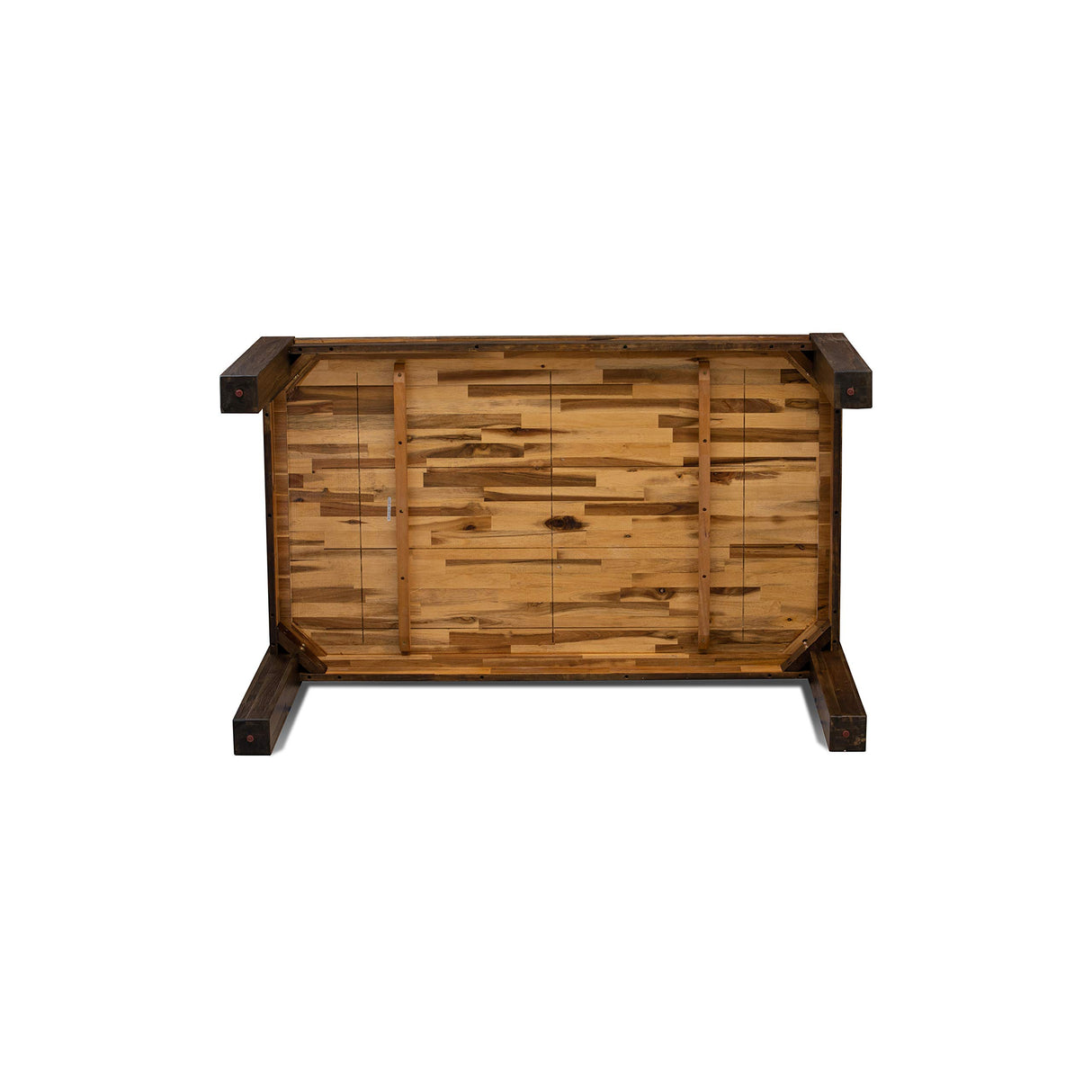 East West Furniture CN6-07-T Celina Dining Room Table - Rectangle Rustic Farmhouse Table , 36x60 Inch, Jacobean East West Furniture