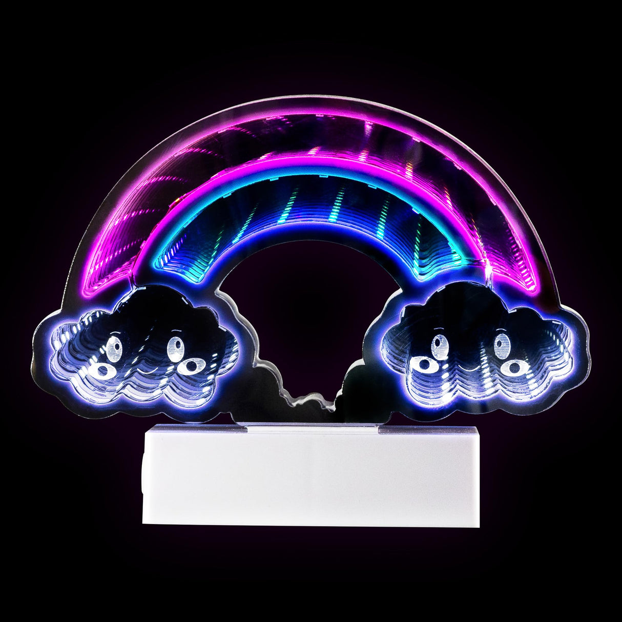 Northlight LED Lighted 3D Rainbow Infinity Mirror - 7.25" Northlight