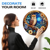 masseruon Wooden Puzzles for Adults-Moonlight Owl, Unique Shaped Jigsaw Puzzles for Adult(M, 190pieces, 11.4x11.4in), Beautiful Animal Shaped Wood Puzzles, Christmas Family Game Birthday Gift masseruon