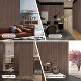 ARMURO Wood Panels for Wall - 2 PCS Wood Slat Wall Panel, Natural Walnut Veneer Acoustic Wall Panels - 12.6" W x 94.5" L ARMURO