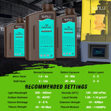 SUNLU 3D Printer Resin, Strong Durable Nylon Like 3D Resin for LCD DLP SLA Resin 3D Printers, 395-405nm UV Light Curing 3D Printing Liquid Photopolymer Resin, Good for Functional Parts, 2000g, Black SUNLU