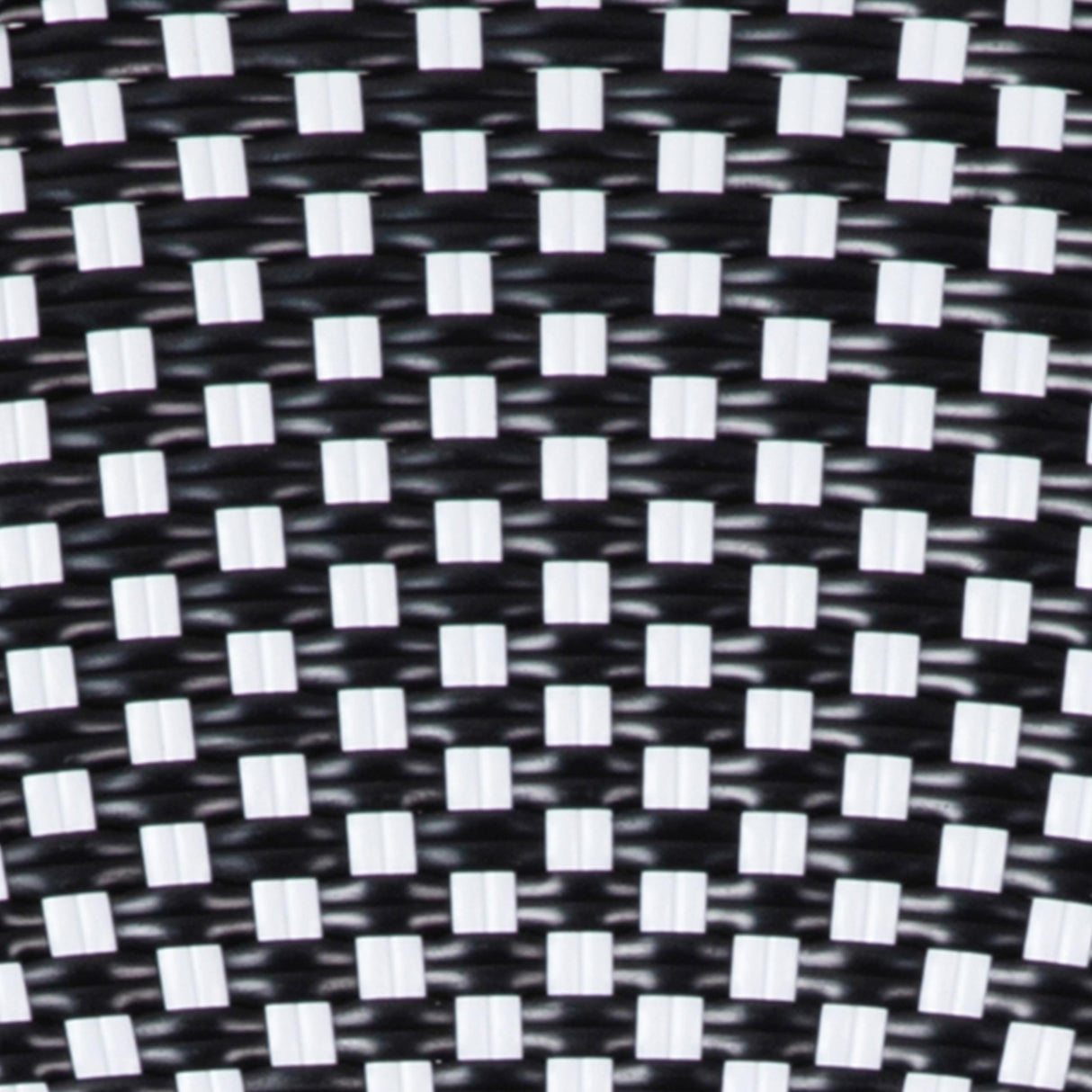 Flash Furniture Lourdes Indoor/Outdoor Commercial French Bistro Table, PE, Glass Top, Bamboo Print Aluminum, 31.5" Round, Black & White Rattan/Natural Frame Flash Furniture