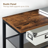 MAHANCRIS 10-Tier Shoe Rack, Shoe Organizer for Entryway, Large Capacity Shoe Shelf, for 36-40 Pairs of Shoes, Stable Sturdy, Shoe Storage with 9 Metal Mesh Shelves, Rustic Brown SRHR1101Z MAHANCRIS