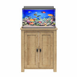 Ollie & Hutch Farmington 10-20 Gallon Aquarium or Terrarium Stand, Natural Ollie & Hutch