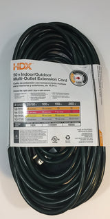 HDX 50 ft Light Duty Extension Cord HDX
