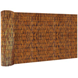 KOIUEYW Natural Reed Fencing Rolls, Decorative Bamboo Fencing 4ft High Roll Reed Screen Curtain, Natural Reed Bamboo Fencing for Outdoor Balcony Patio Garden Backyard (Light Russet) KOIUEYW