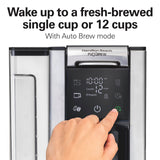 Hamilton Beach FlexBrew Advanced 5-in-1 Programmable 12 Cup Drip and Single Serve Hot & Iced Coffee Maker with Movable 60 oz. Water Reservoir, Use Pod Packs and Grounds, Fast Brewing, Black (49924) Hamilton Beach