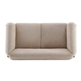 Christopher Knight Home Alma 63" Boucle Loveseat with Wood Legs, 2 Seater Sofa Couches for Living Room, Upholstered Couch Chair, Soft Seating Lounge Sofa Chair, Cozy Loveseat with Armrest, Almond Christopher Knight Home