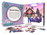 Gabby's Dollhouse Christmas My First Puzzle Book - Jigsaw Puzzles for kids, 10-page board book, 5 puzzles to enjoy Phidal