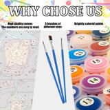 Yunruily Train Track Paint by Numbers Kit for Adults-Mountain Paint by Numbers Kits for Adults, Train Track Adult Paint by Number Kits on Canvas Perfect for Gifts Home Wall Decor(16x20inch) Yunruily