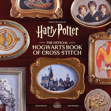 Harry Potter: The Official Hogwarts Book of Cross-Stitch WoodArtSupply