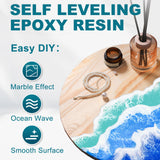 Bundle 1 Gallon Epoxy Resin Kit and 167g Ocean White Epoxy Resin Pigment LET'S RESIN