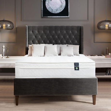 Aylas Furniture Full Size Mattress - 12 Inch Hybrid Mattress Full Size with High Density & Comfort Cold Foam with Continuous Coil Bonnell Springs - Eco-Friendly, Breathable Full Mattress Medium Firm Aylas Furniture