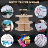CZYY Pressure Pot Dice Rack Wooden Easy-Assemble Shelves, Pressure Pot Stand Perfect for Dice Making CZYY