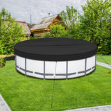 RICHIE 18FT Pool Cover, Round Solar Cover for Above Ground Pool, Heavy Duty 420D Oxford Waterproof Cover, Perfect to Keep Swimming Pool Clean RICHIE