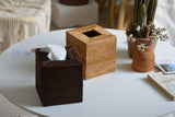 Rattan Tissue Box Cover Square, Hand Woven Wicker Tissue Holder, 5.5 x 5.5 X 5.7 inch, Natural YANGQIHOME