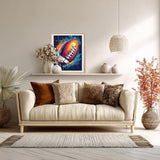 ARNLRDYA American Football Ball Paint by Number Kits for Adults, Rugby Sports Paint by Numbers, Ball Sports DIY Acrylic Painting on Canvas for Living Room Home Wall Decor(16×20inches, No Frame) ARNLRDYA