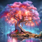 DPHERO DIY Tree of Life Diamond Painting Kits for Beginners Adults,5D Tree Diamond Art Kits,Round Full Drill Dreamland Diamond Painting Art,DIY Painting by Numbers Diamond Art Painting 12x12 inch DPHERO