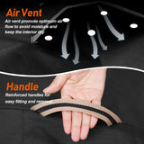 Ultima Durable Grill Cover for Weber Genesis 300 & Genesis II 300 Series Grills,Heavy Duty Waterproof Rip-Proof 58" BBQ Cover,Fade Resistant 7130 Gas Grill Cover with Straps for Weber 3 Burner Grill PasWith