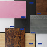 Pamray 47 Inch Computer Desk for Small Spaces with Storage Bag, Home Office Work Desk with Headphone Hook, Small Office Desk Study Writing Table Pamray